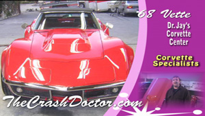 1968 Corvette restoration video photo review from www.thecrashdoctor.com
